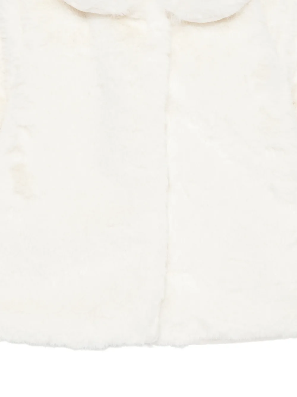 Patachou faux-fur Peter Pan collar jacket Wit