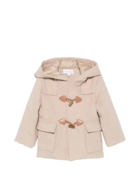 Patachou toggle-fastening hooded coat