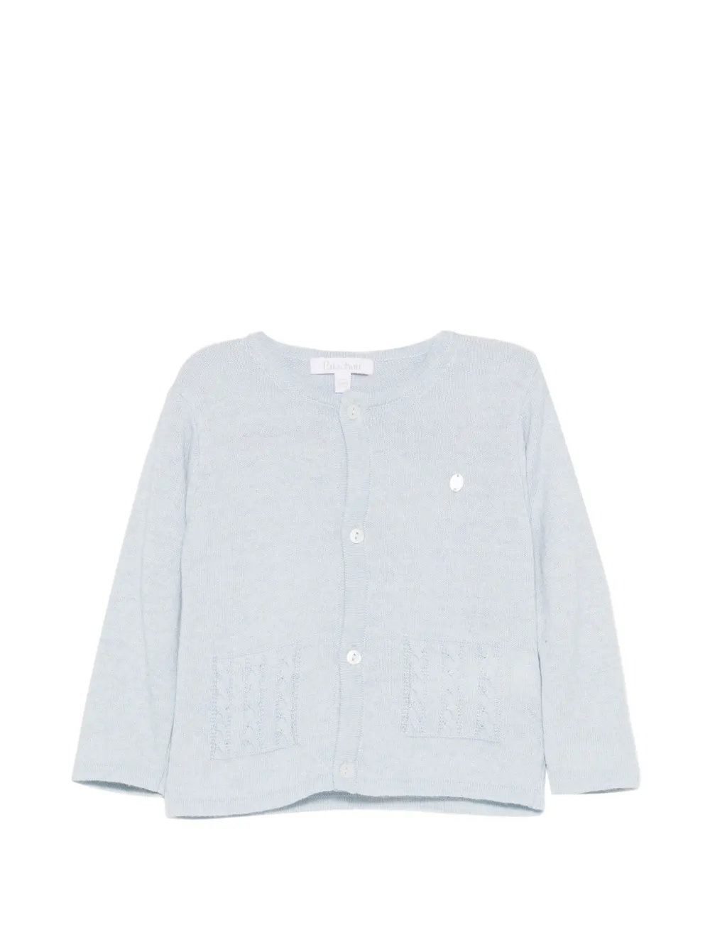 Patachou cable-knit button-up cardigan - Bleu Patachou cable-knit button-up cardigan - Bleu