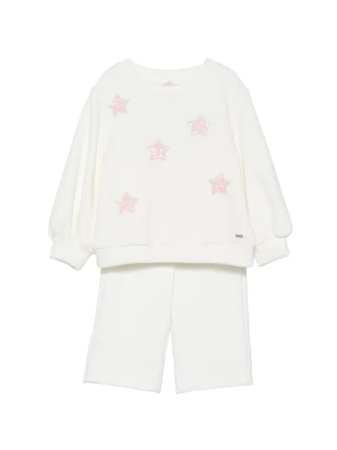 Patachou star-patch tracksuit