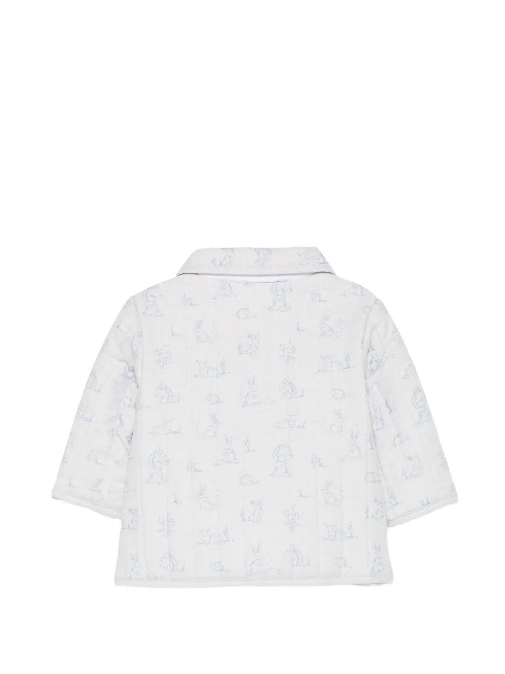 Patachou Toile de Jouy quilted jacket Blauw