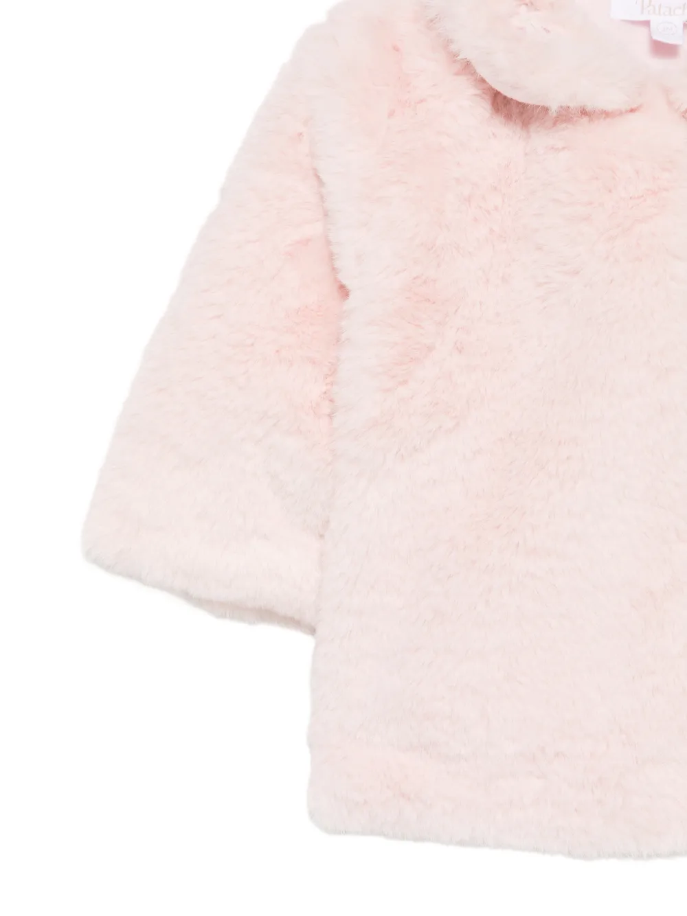 Patachou Peter Pan faux-fur collar jacket Roze