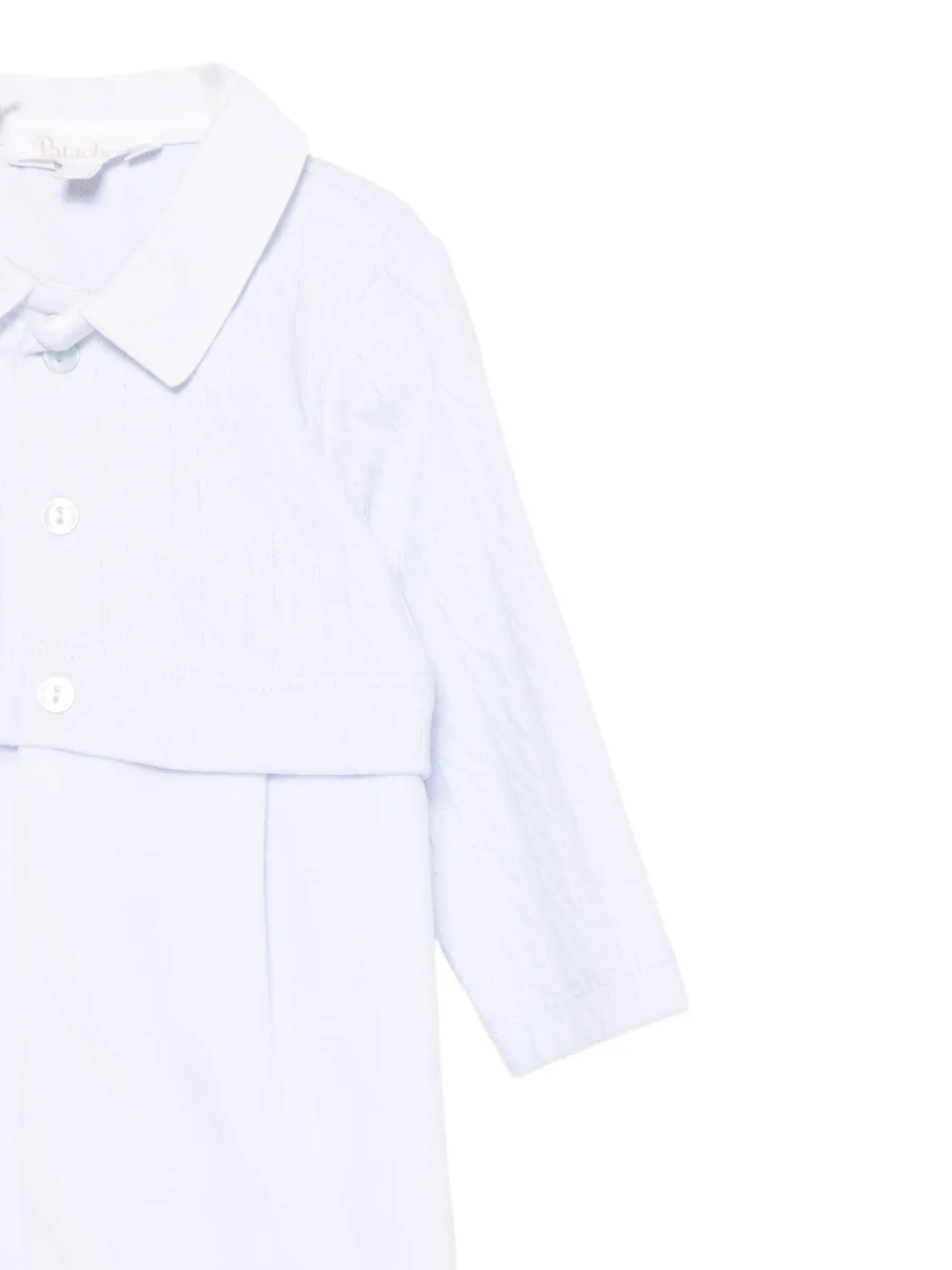Patachou Kabelgebreide gelaagde pyjama Blauw