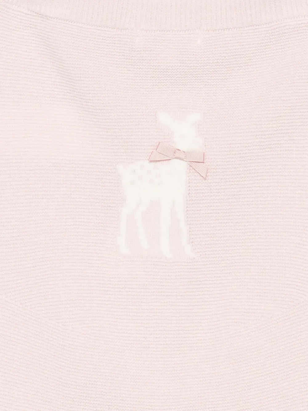 Patachou fawn-intarsia scalloped trousers Roze