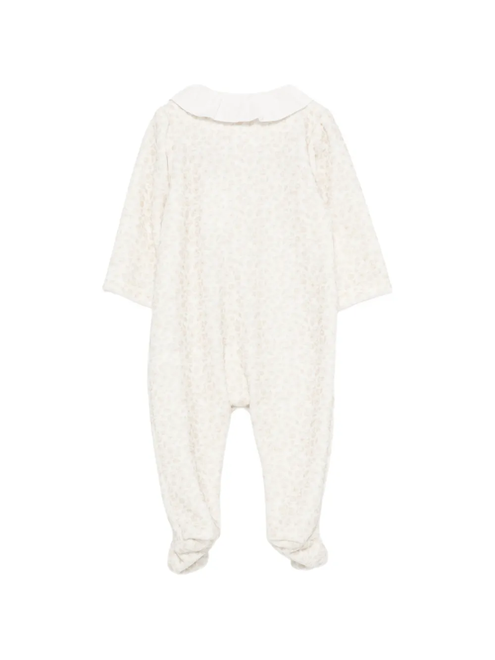 Patachou Pyjama met Peter Pan-kraag en bloemenprint Beige