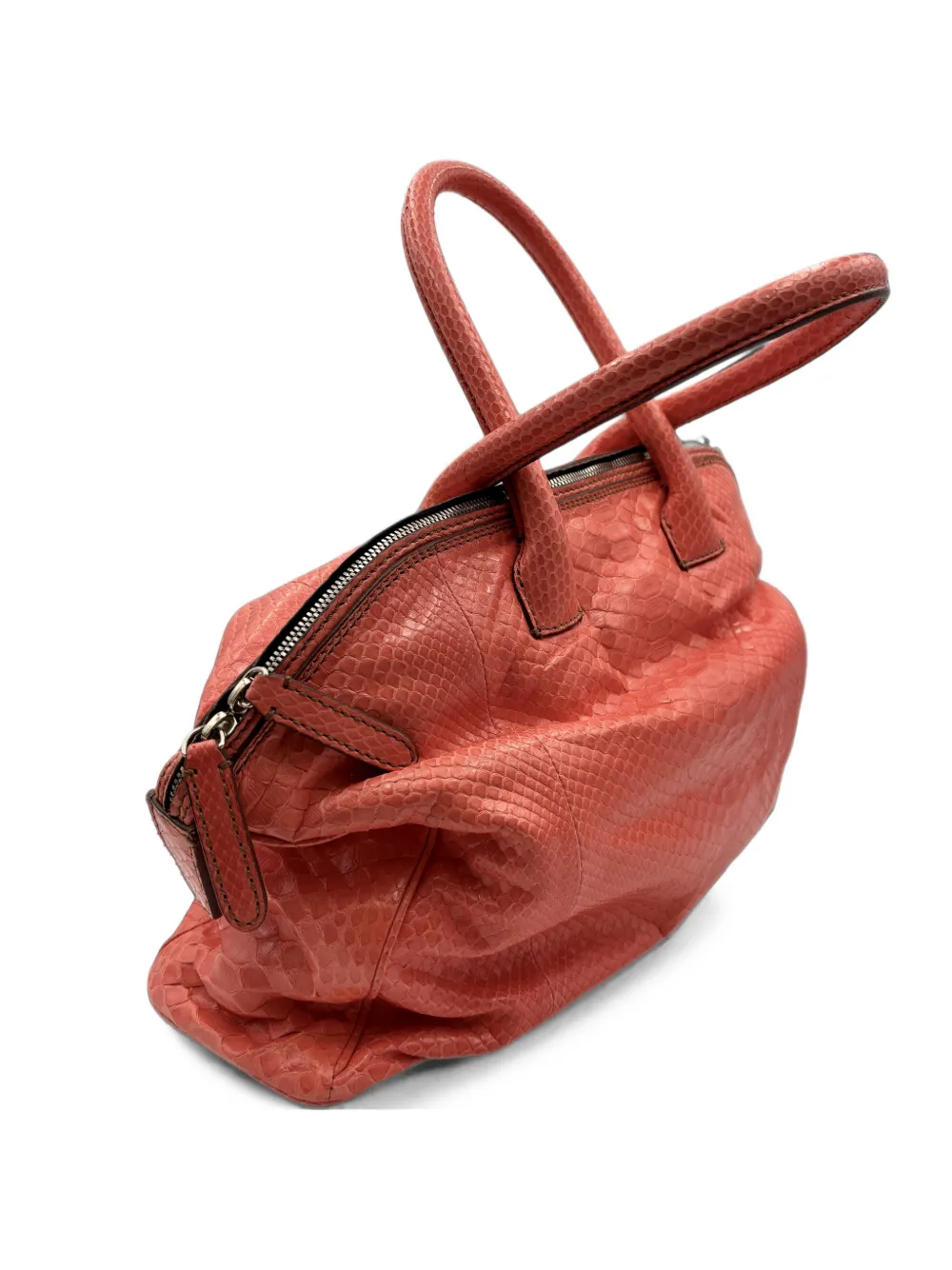 Zagliani Tomodachi snakeskin-effect shoulder bag
