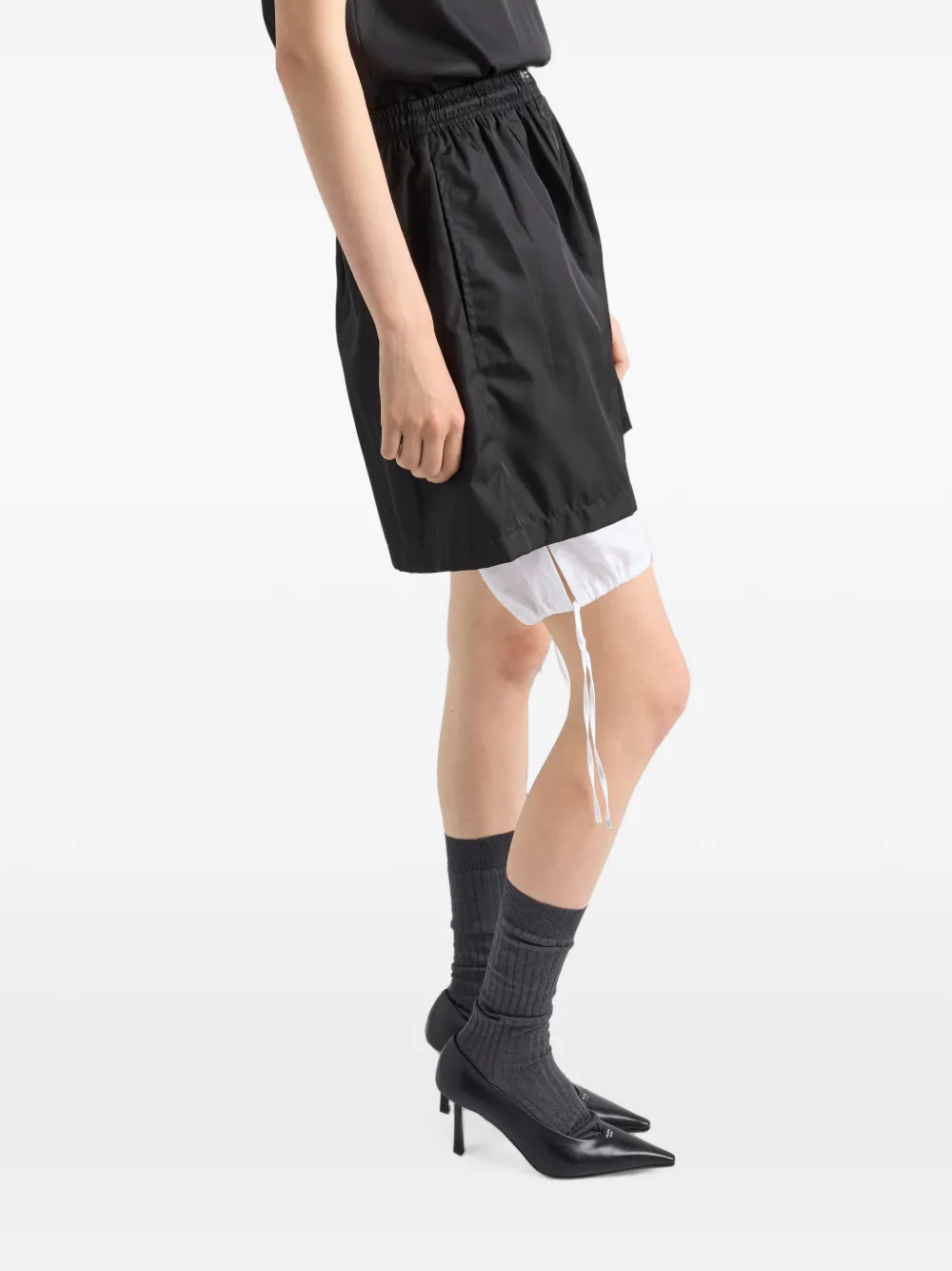 Prada Re-Nylon zwembroek Zwart