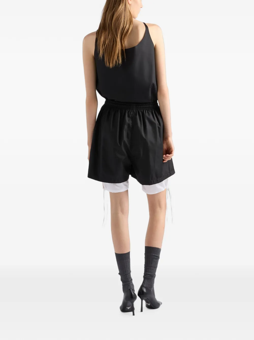 Prada Re-Nylon zwembroek Zwart