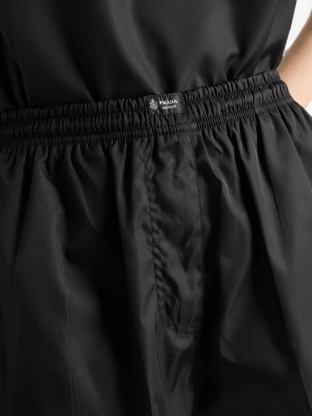 Prada Re-Nylon zwembroek Zwart
