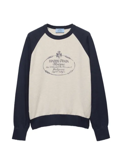 Prada cotton crew-neck sweatshirt