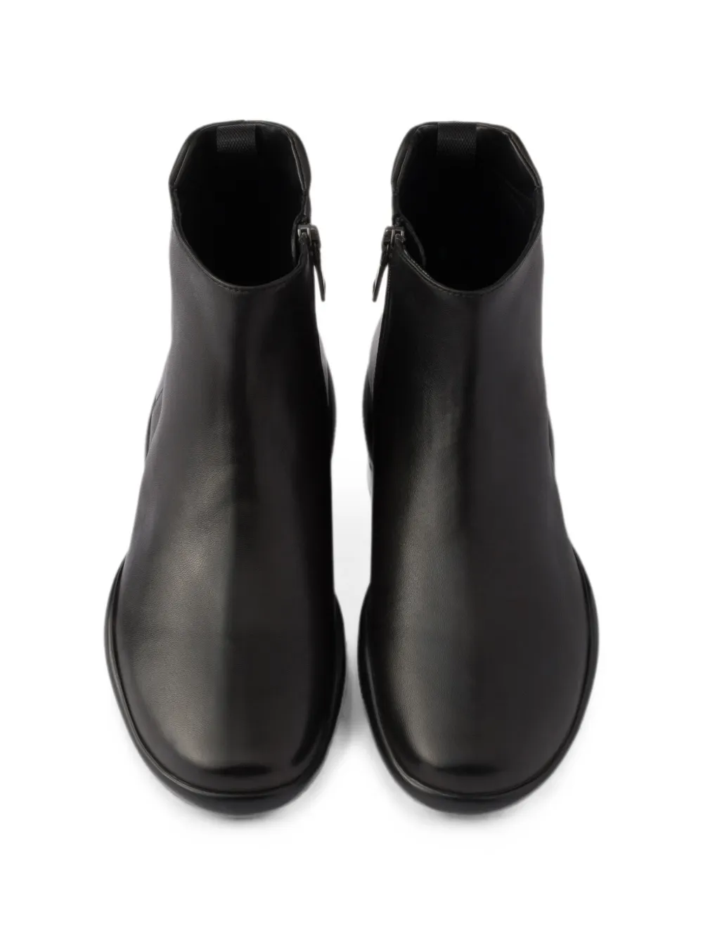 Prada Toblach Nappa leather booties Zwart
