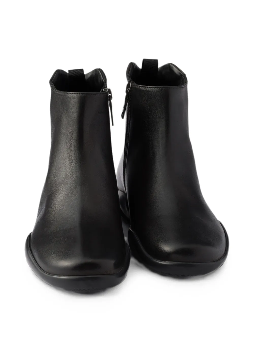 Prada Toblach Nappa leather booties Zwart