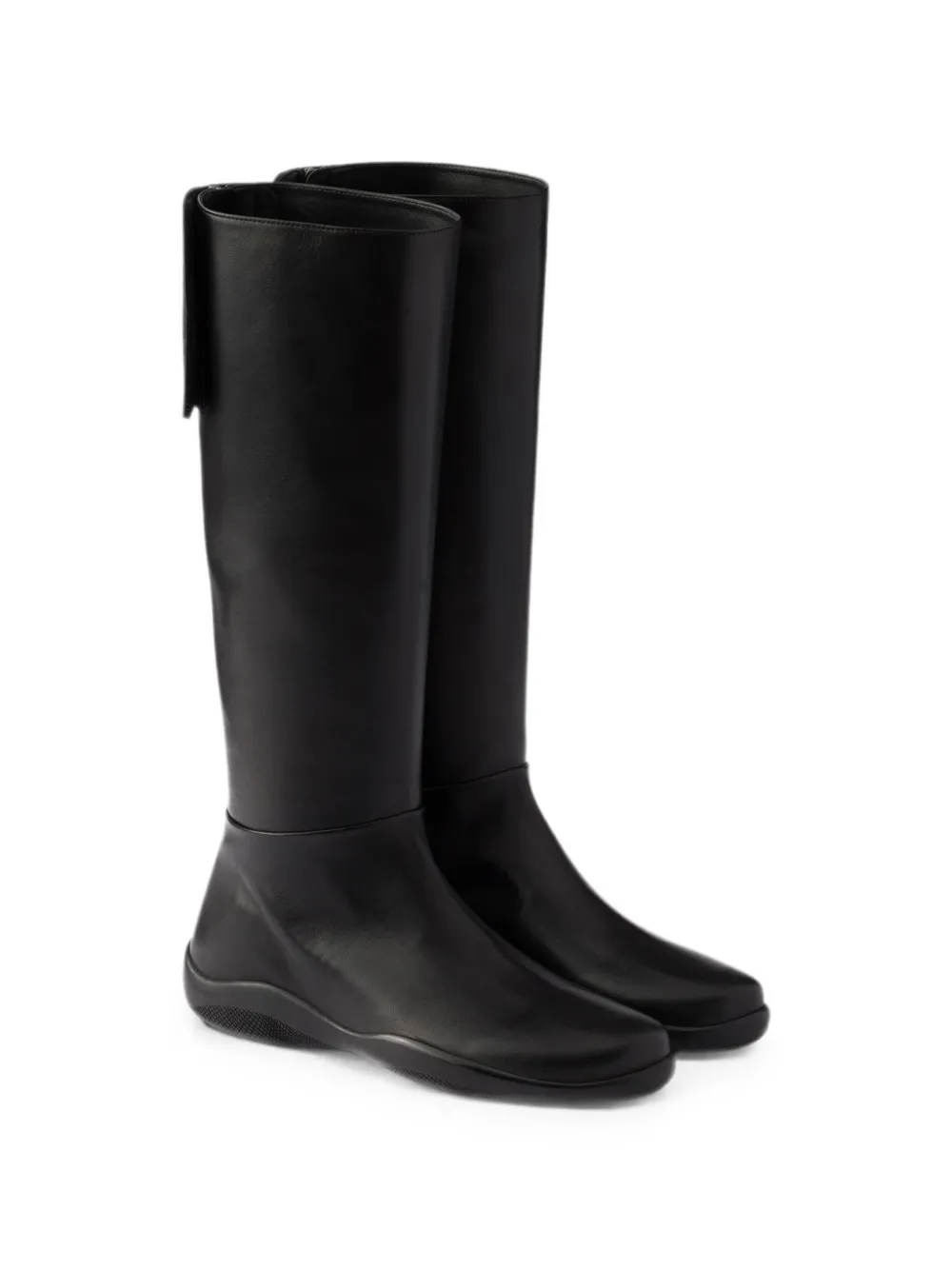Prada Toblach Nappa leather boots Zwart