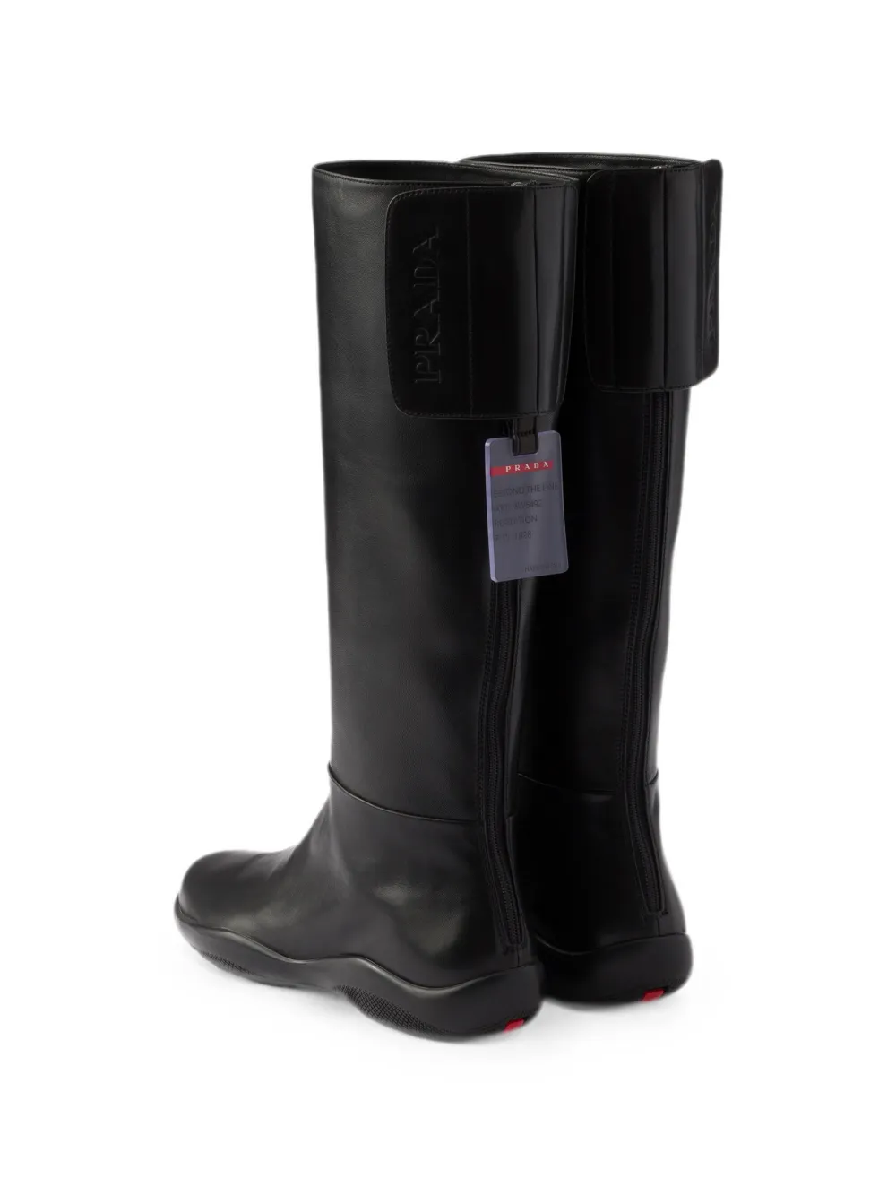Prada Toblach Nappa leather boots Zwart