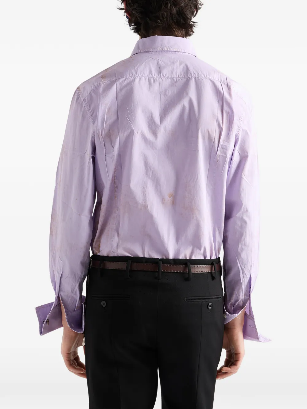 Prada Katoenen blouse Paars
