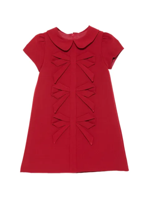 Patachou bow-embellished Peter Pan-collar dress