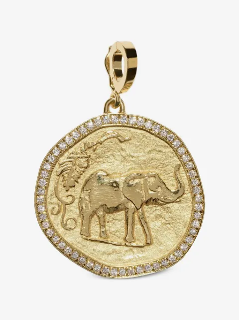 Azlee Elefante diamond charm