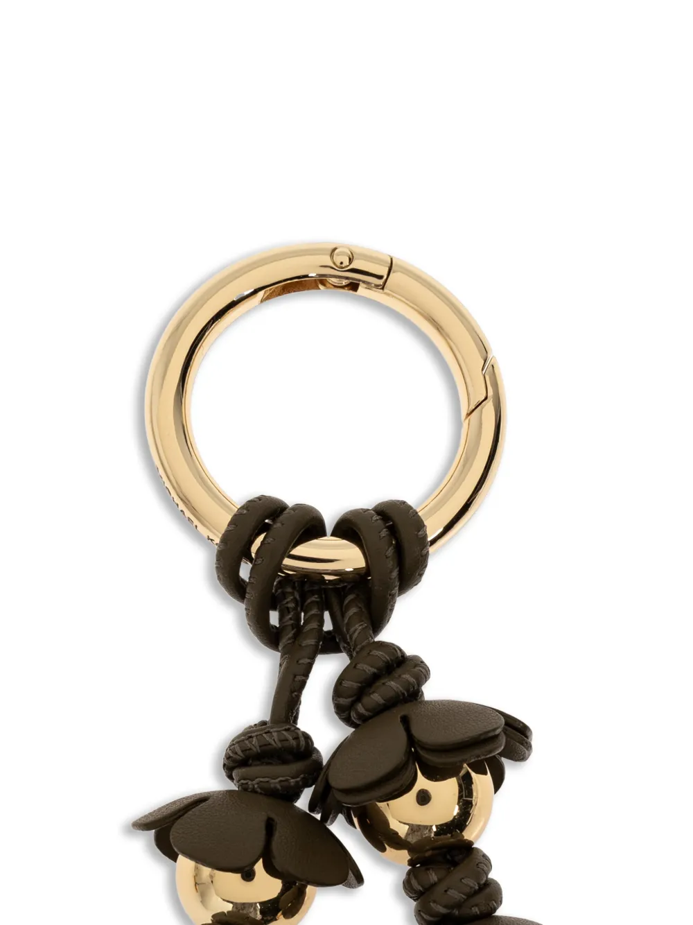 Michael Kors floral-detail beaded bag charm Goud