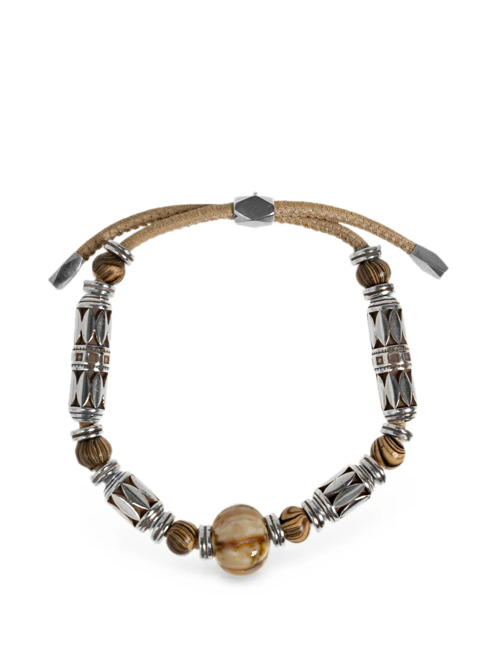 ISABEL MARANT Bracciale Janis con perline - Argento