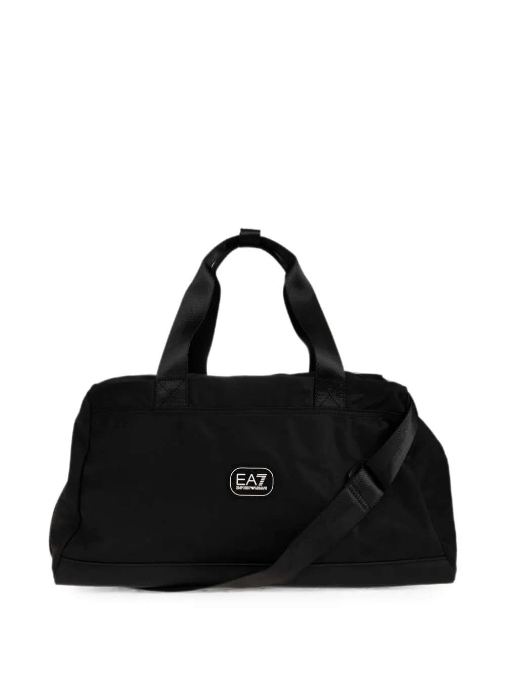 Ea7 Emporio Armani Borsone con applicazione - Nero