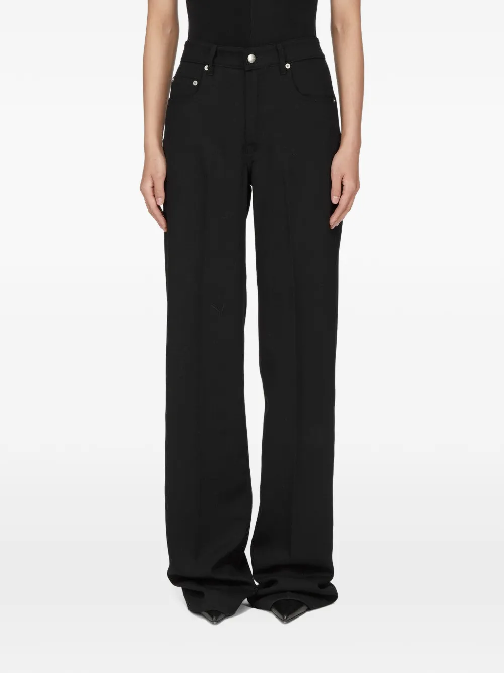 Rick Owens Geplooide broek Zwart