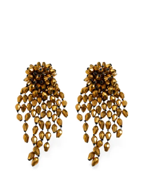 ISABEL MARANT Hanabi crystal-embellished clip-on earrings