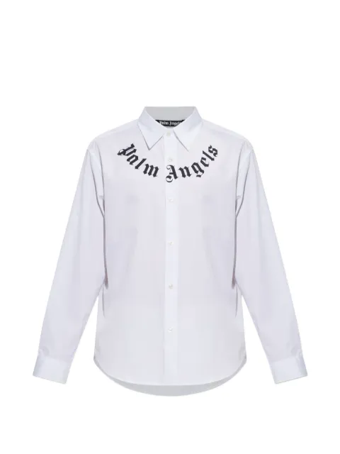 Palm Angels logo-print shirt