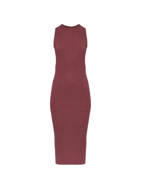 Issey Miyake sleeveless pleated midi dress
