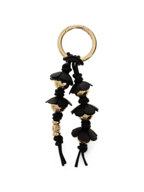Michael Michael Kors beaded floral keychain