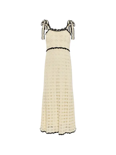 ZIMMERMANN Aster crocheted strappy maxi dress