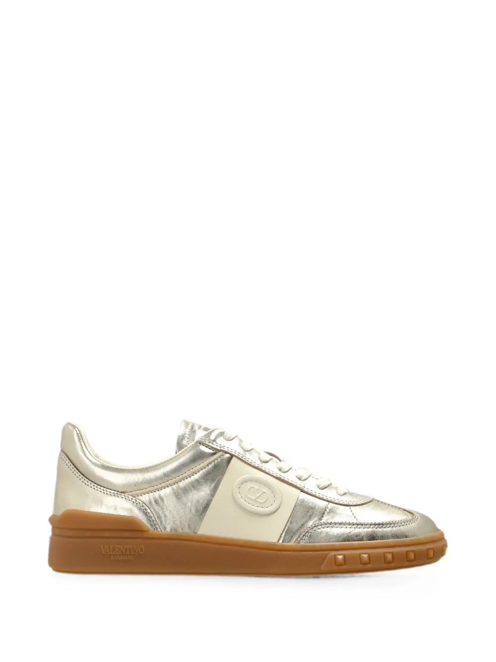 Valentino Garavani Upvillage logo-patch sneakers - Gold