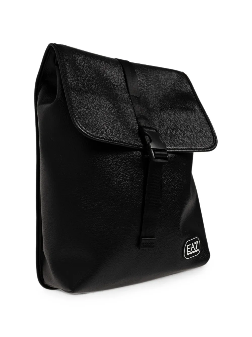 Ea7 Emporio Armani Rugzak met logo-patch en gespsluiting Zwart