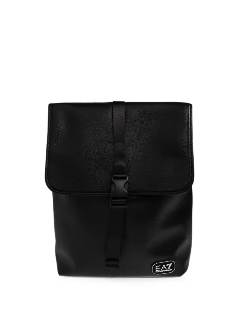 Ea7 Emporio Armani Mochila com patch de logo e fivela