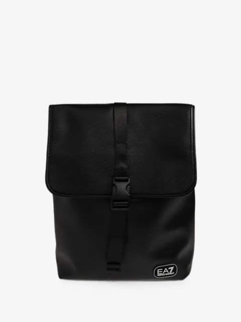 Ea7 Emporio Armani mochila con parche del logo y hebilla