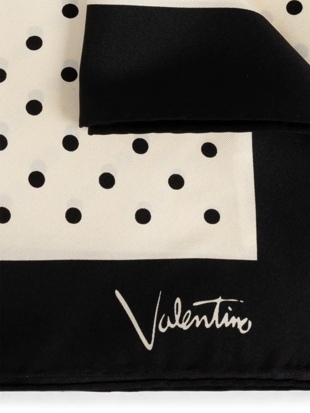 Valentino Garavani Sjaal met stippen Beige