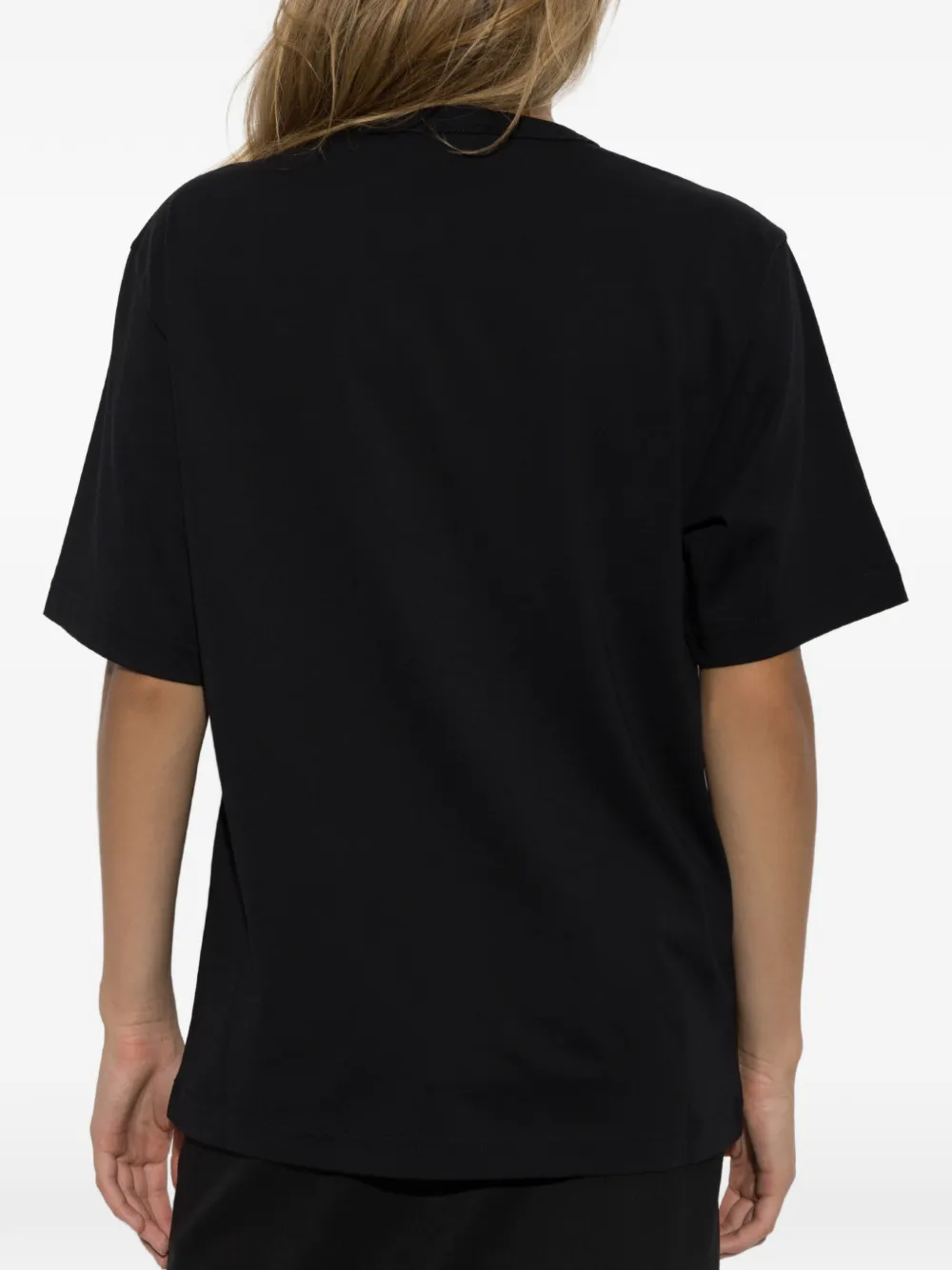 Marni Katoenen T-shirt met logoprint Zwart
