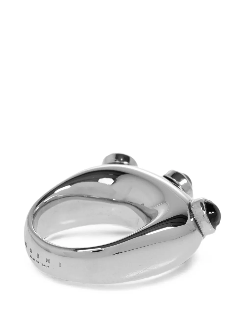 Marni Ring Mit Perlen In Metallic