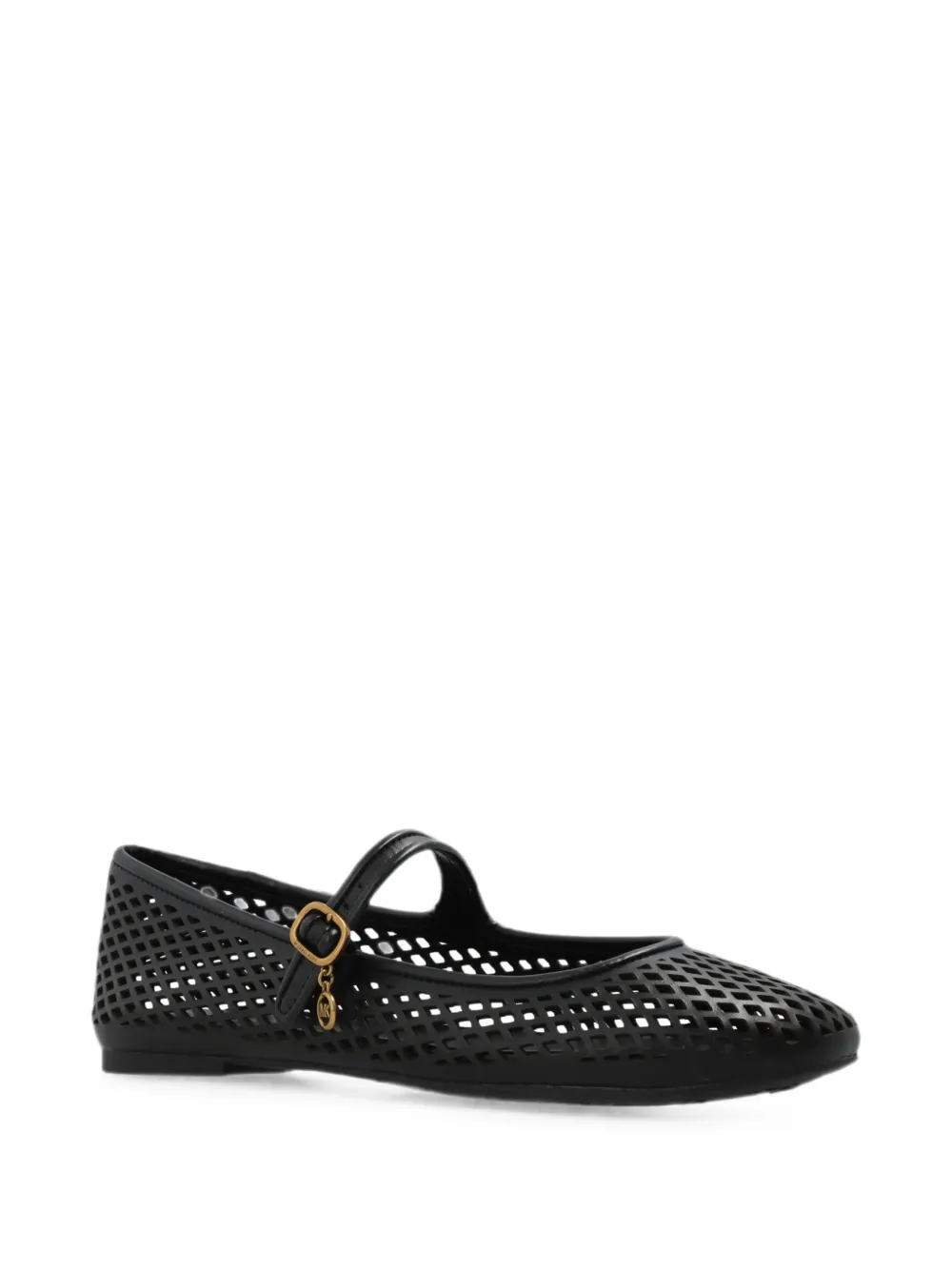 Michael Kors Nellie Flex perforated ballet flats Zwart