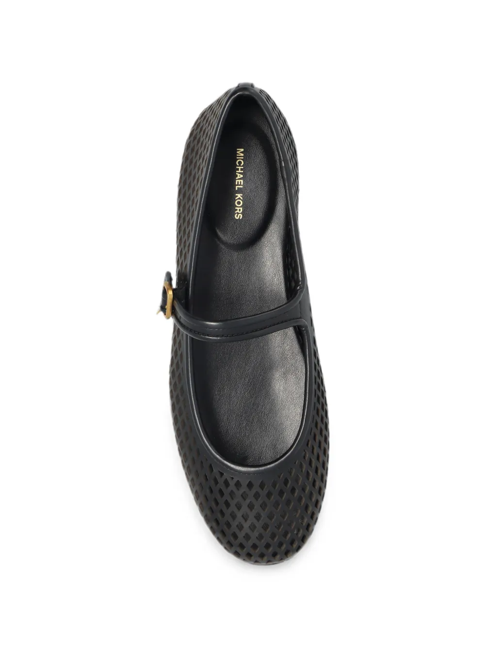 Michael Kors Nellie Flex perforated ballet flats Zwart