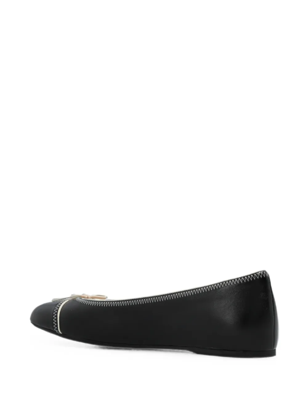 Valentino Garavani VLogo Signature bow-detail ballet flats Zwart