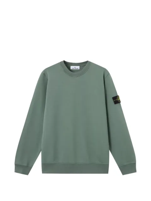 Stone Island 로고 패치 스웨트셔츠