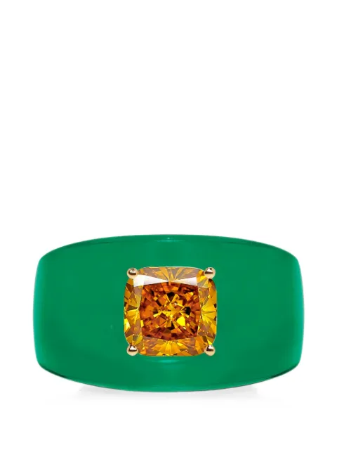 SOLO for diamonds diamond-embellished chunky ring