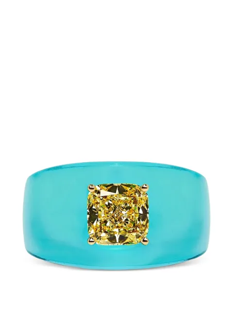 SOLO for diamonds diamond cushion-cut ring