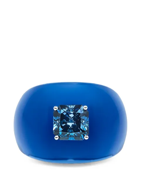 SOLO for diamonds anillo con diseño de cúpula de diamante