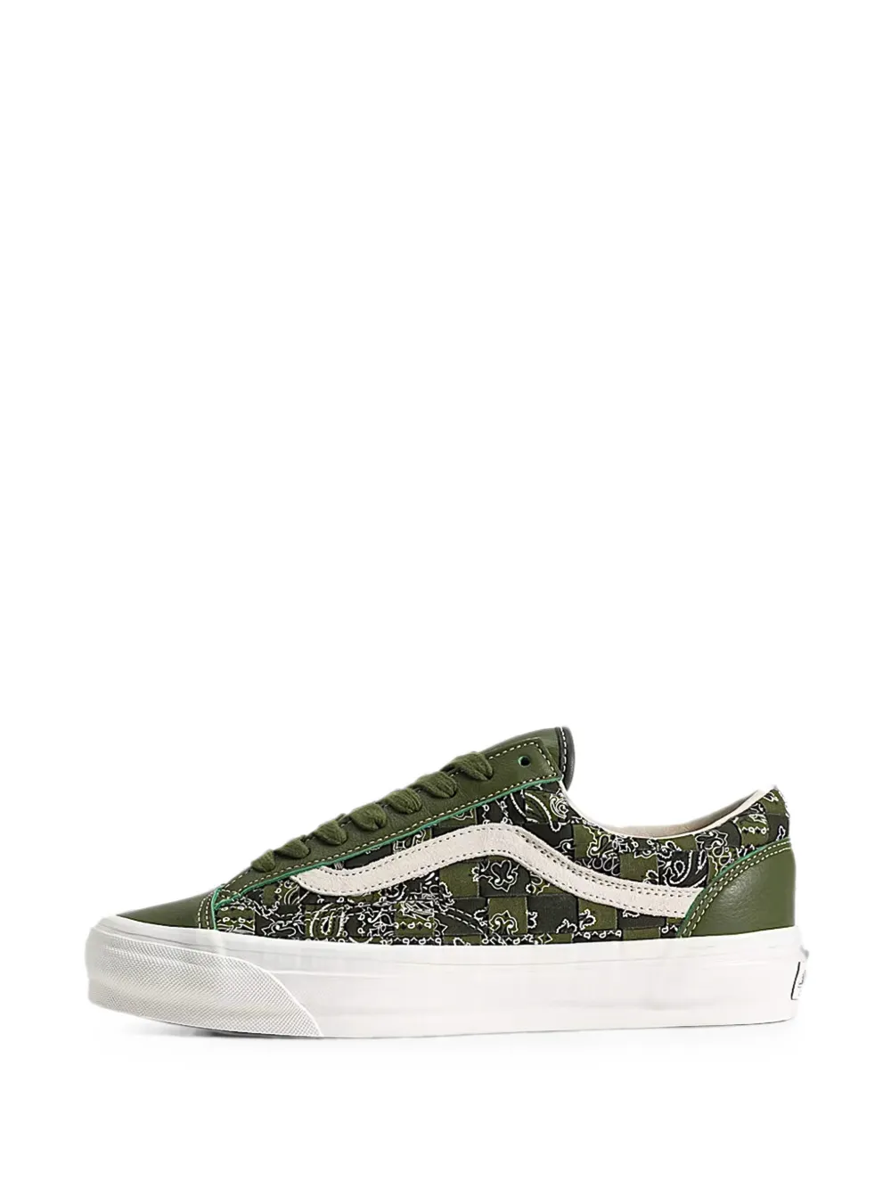Vans Premium Old Skool 36 bandana-print sneakers Groen