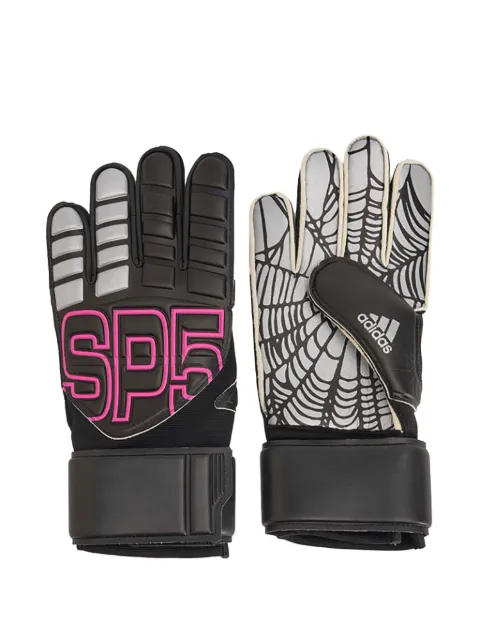 adidas x SP5DER logo-print goalkeeper gloves