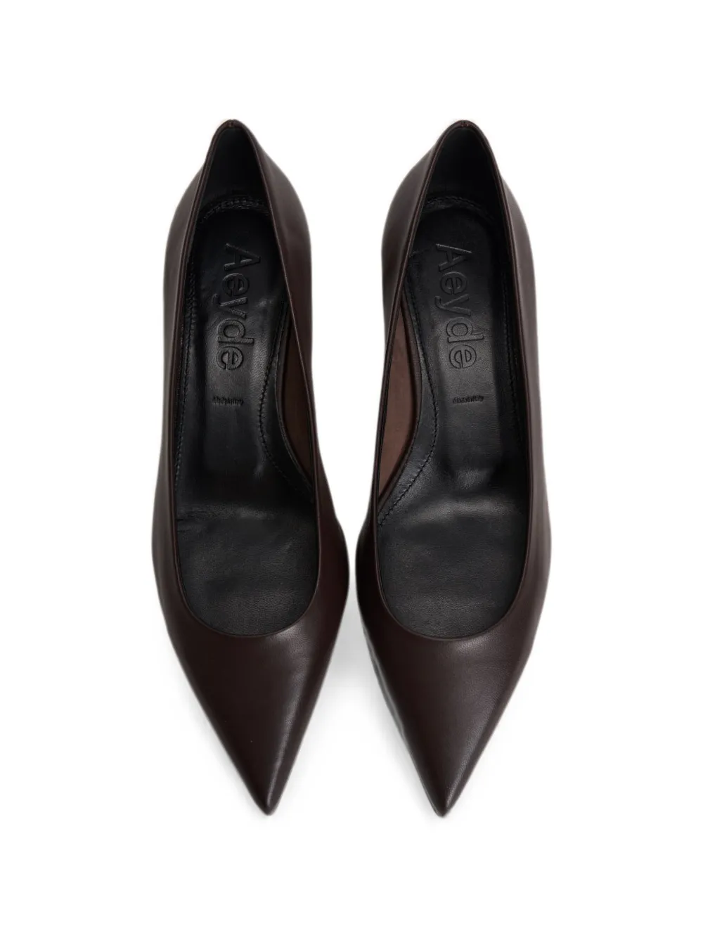 Aeyde Cari pointed-toe pumps Bruin