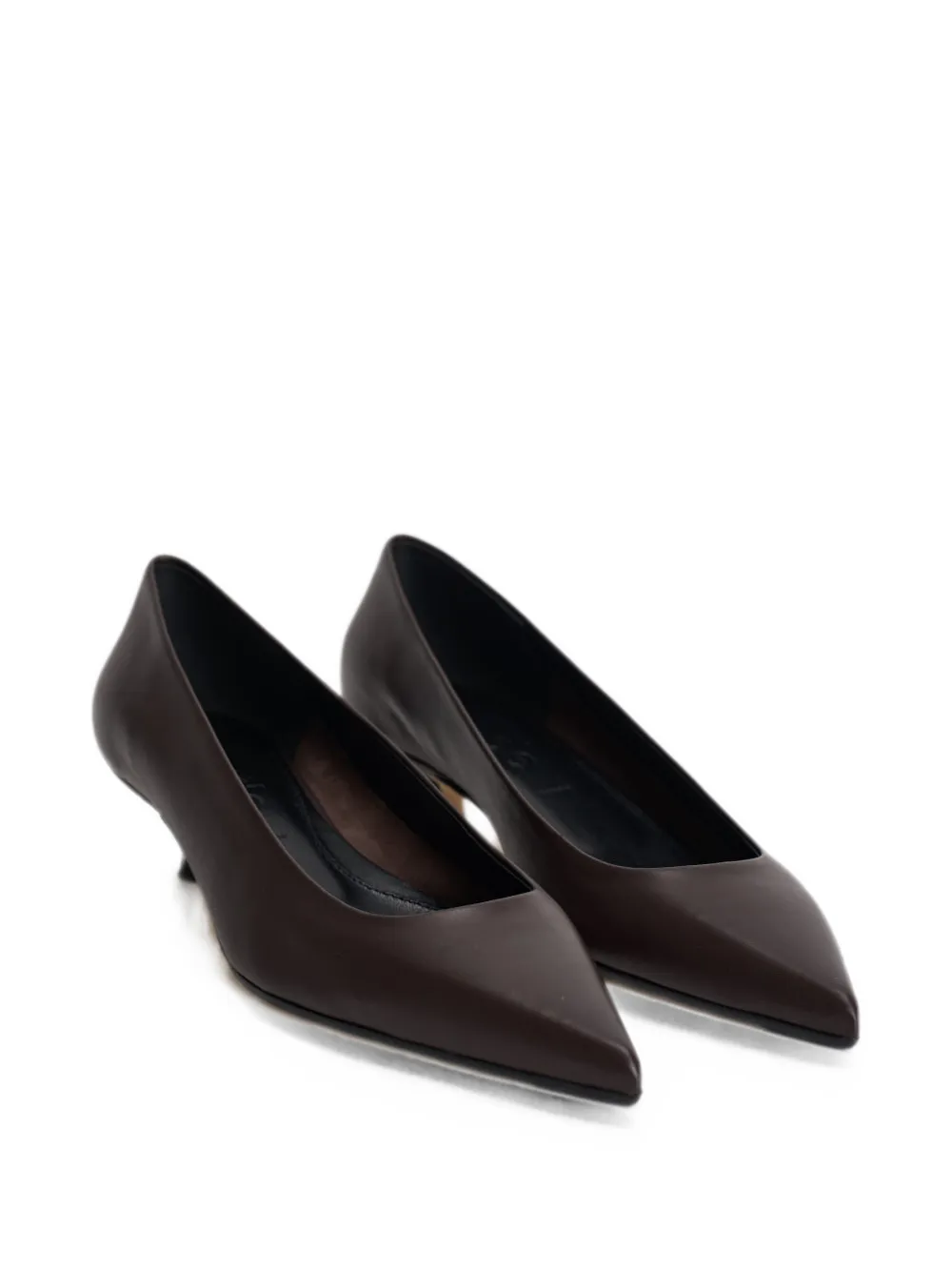 Aeyde Cari pointed-toe pumps Bruin