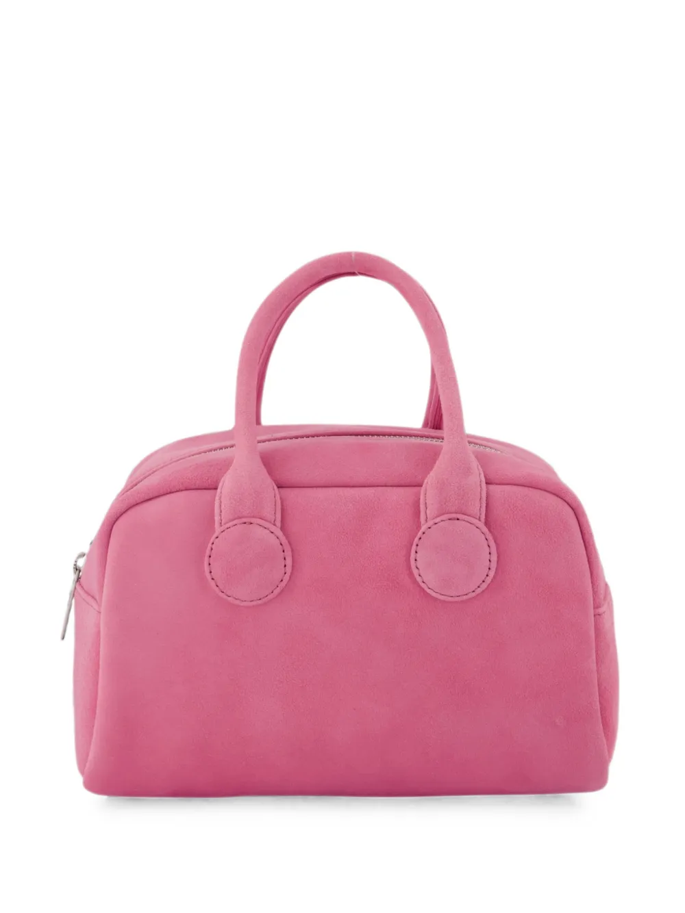 Marge Sherwood Soft Bowling suede tote bag - Rosa