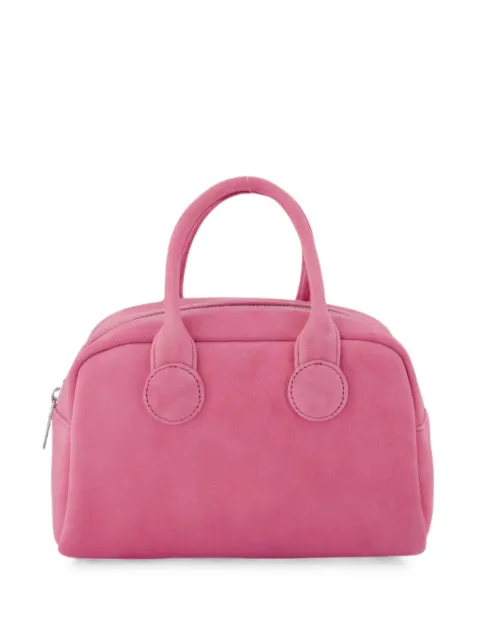 Marge Sherwood Soft Bowling suede tote bag